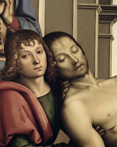 Pietà, 1494-95 (détail) - Pietro Perugino